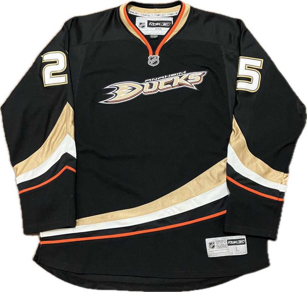 Jersey × NHL × Reebok Anaheim Ducks Chris Pronger… - image 1