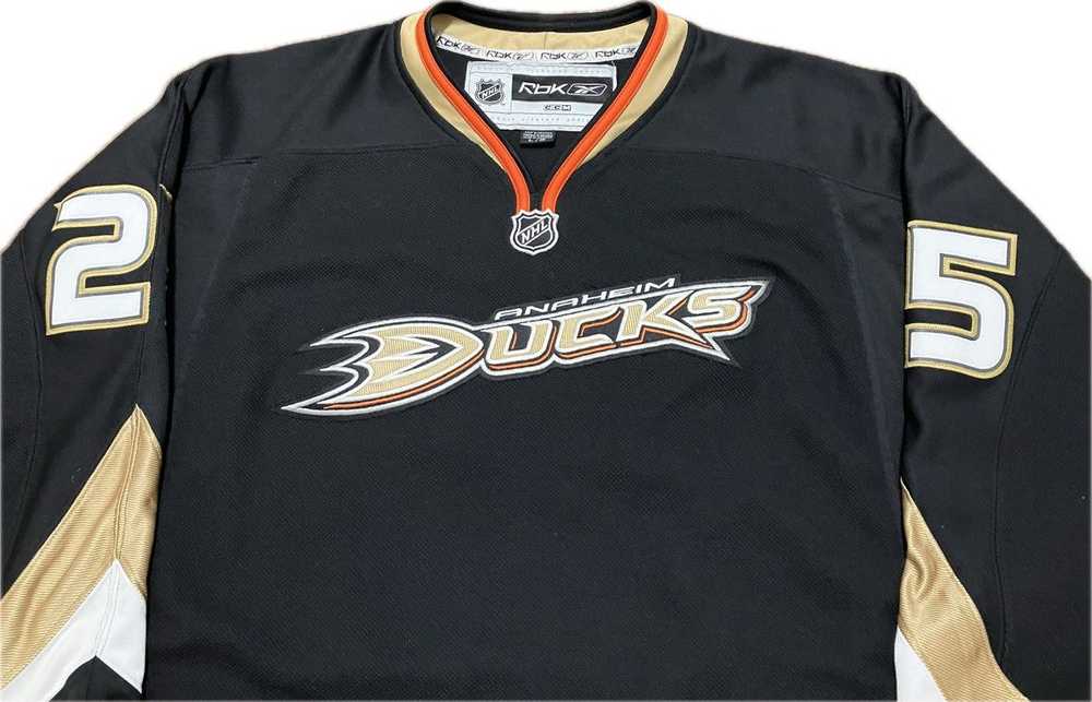 Jersey × NHL × Reebok Anaheim Ducks Chris Pronger… - image 2