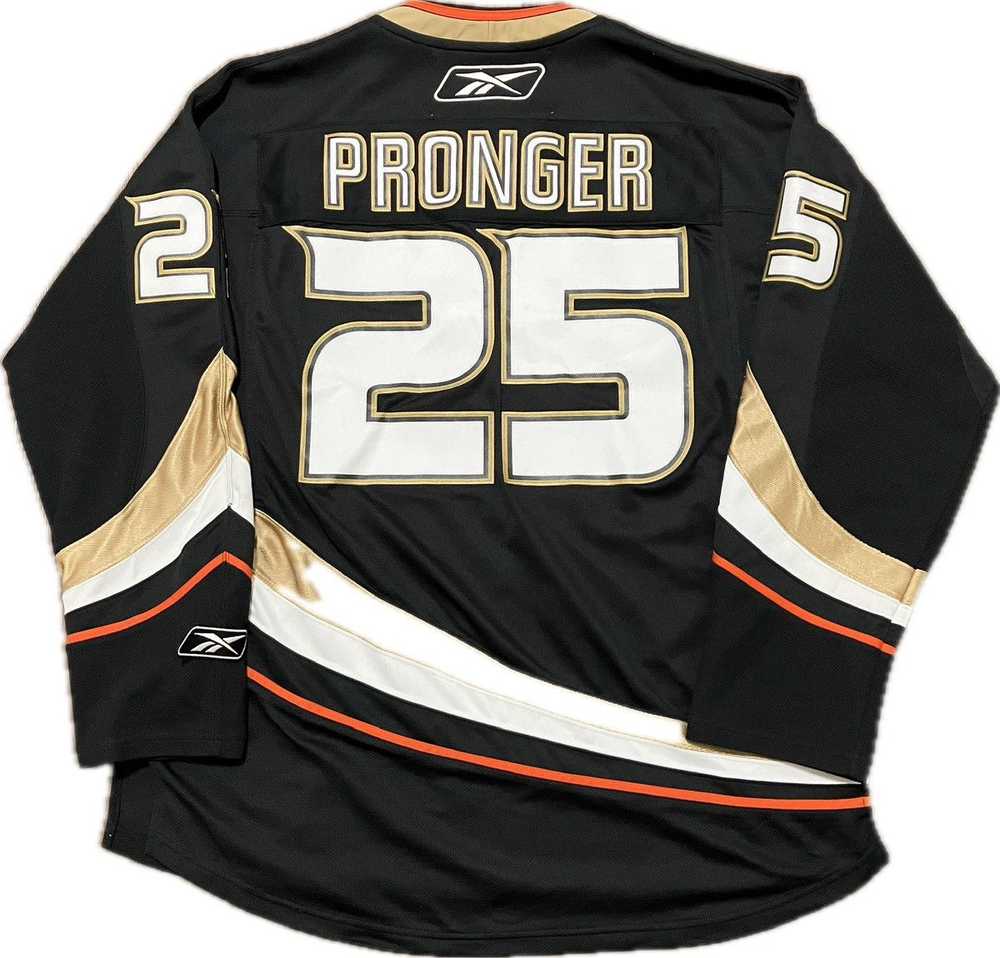 Jersey × NHL × Reebok Anaheim Ducks Chris Pronger… - image 4