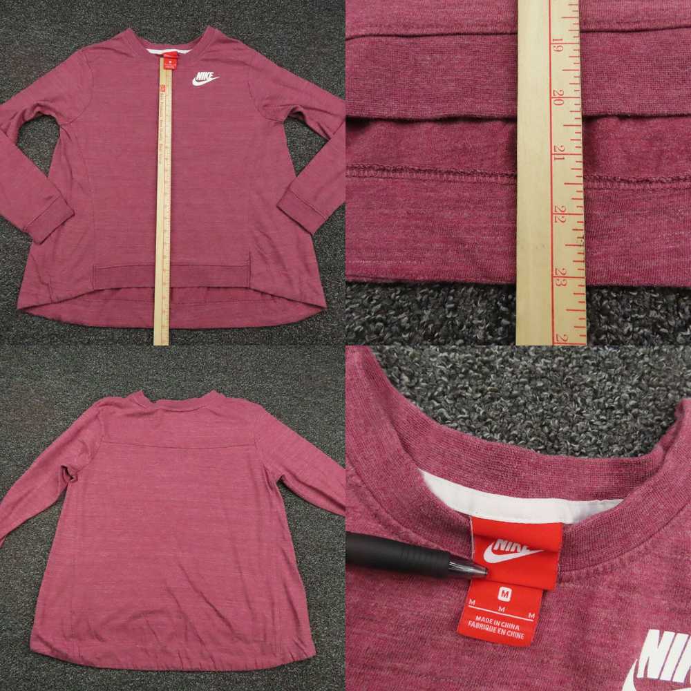 Nike Nike Sweatshirt Womens Medium Red Long Sleev… - image 4