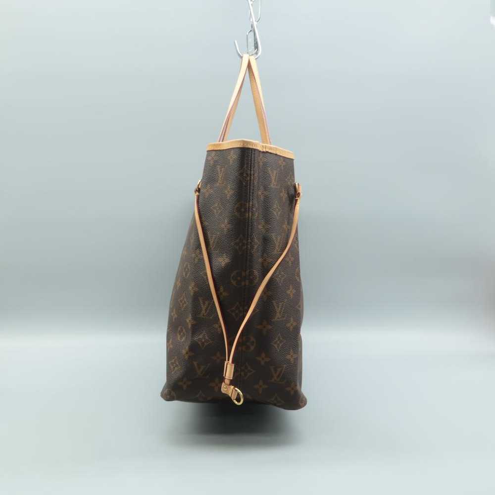 Louis Vuitton Neverfull leather handbag - image 3