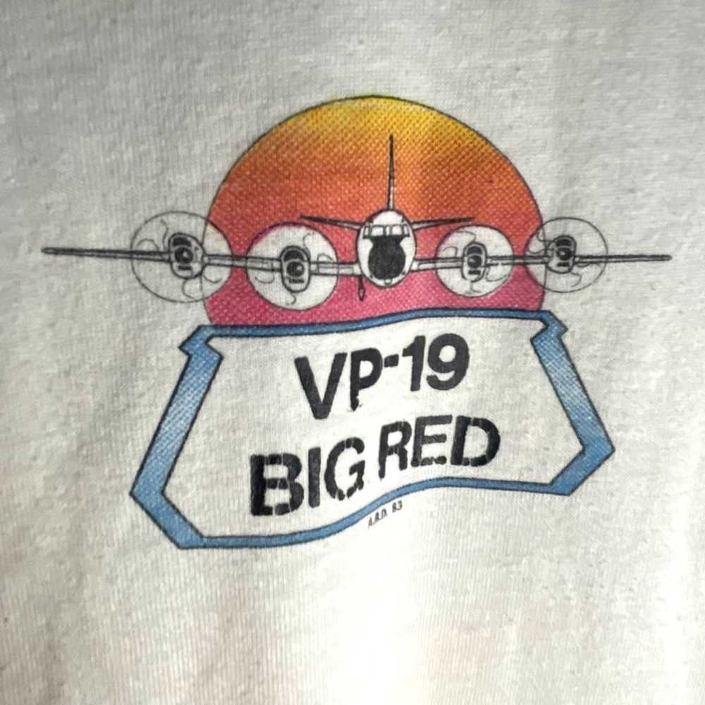 80s VTG P-3C Orion VP-19 Big Red The Hunter Plane… - image 5