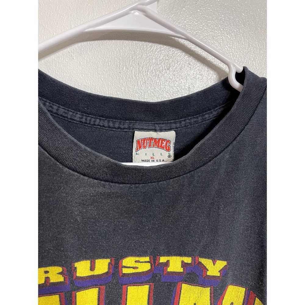 Vintage Single Stitch Rusty Wallace NASCAR Shirt … - image 3
