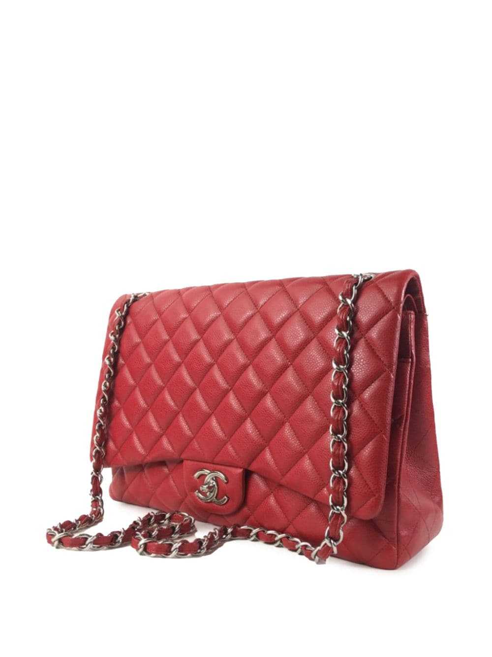 CHANEL Pre-Owned 2010-2011 Maxi Classic Caviar Do… - image 2