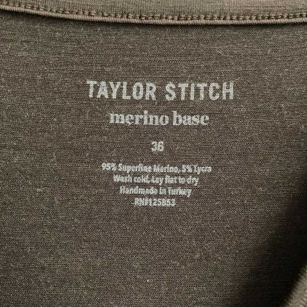 Taylor Stitch The Merino Base Tee In Heather Espr… - image 10