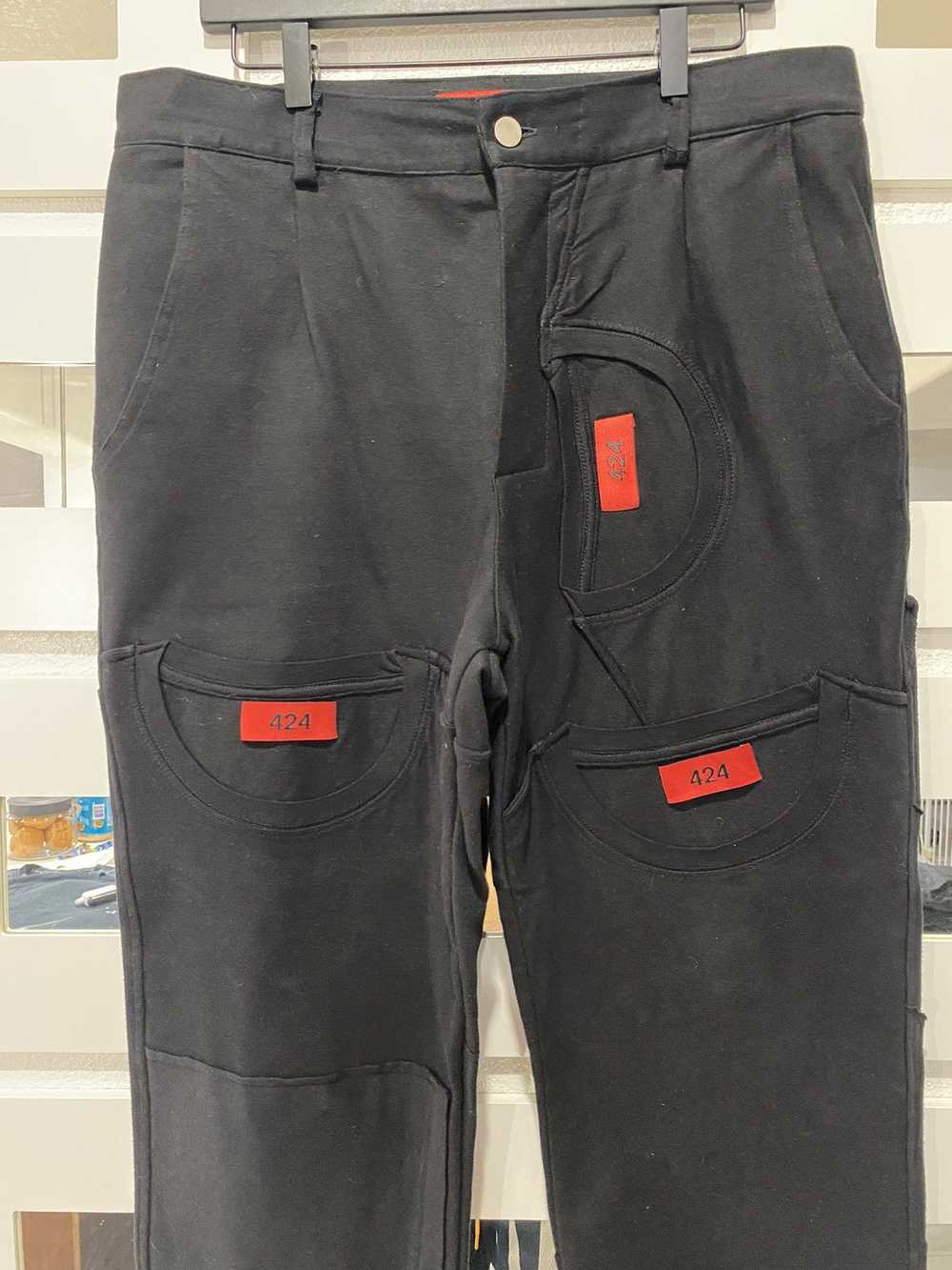 424 On Fairfax 424 Cut N Sew Trousers - image 2