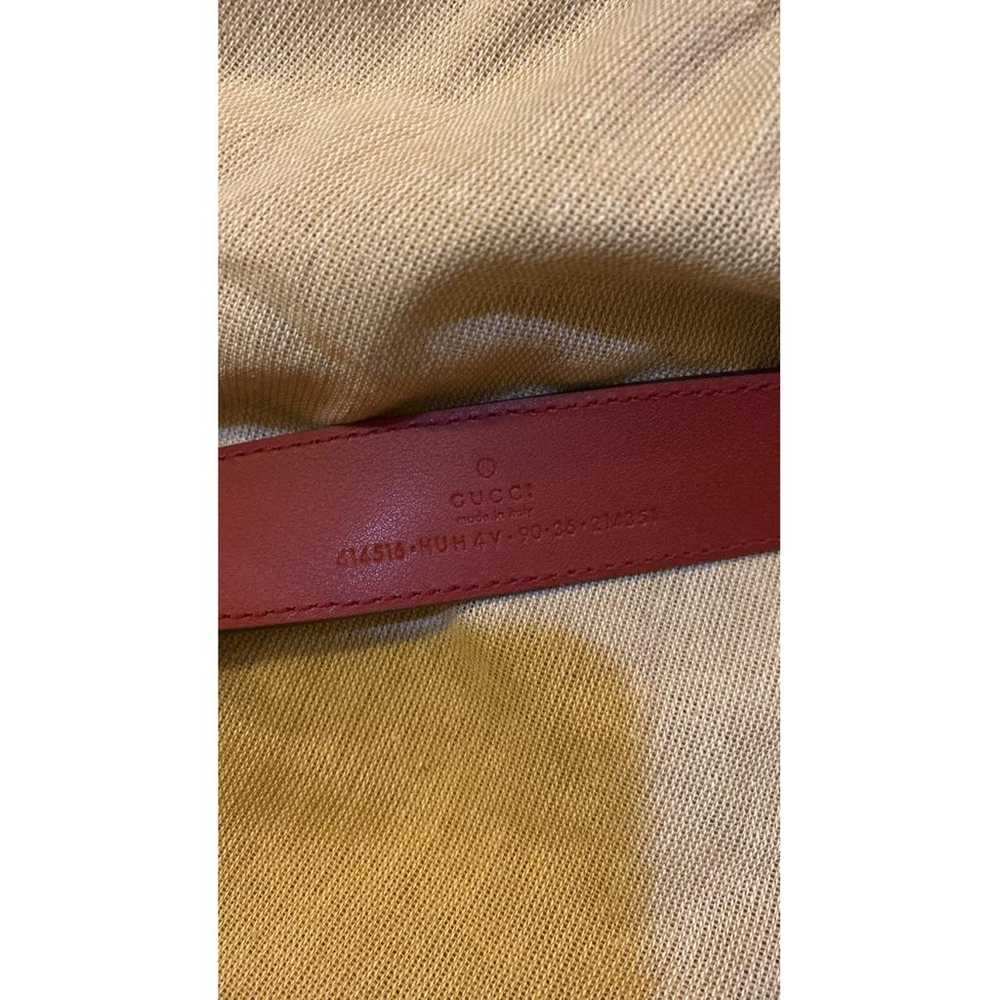 Gucci Gg Buckle leather belt - image 4