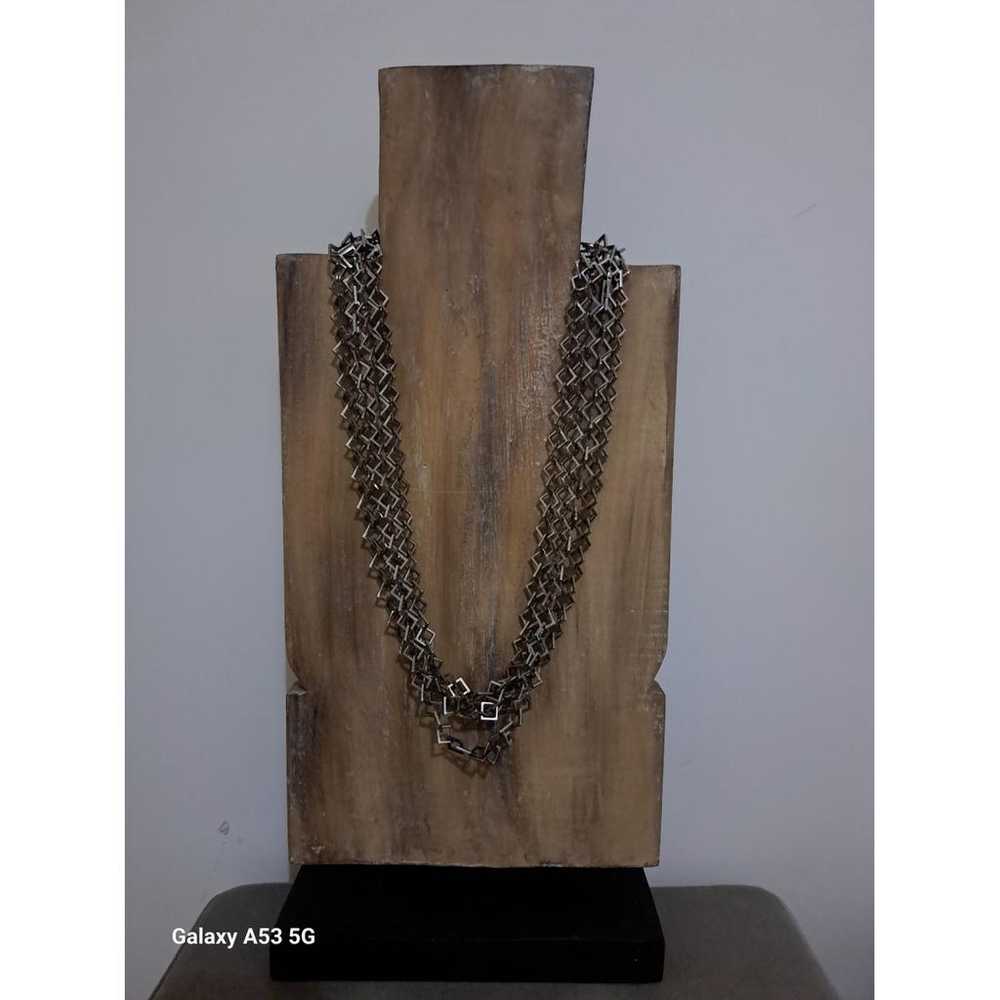 Non Signé / Unsigned Silver necklace - image 4