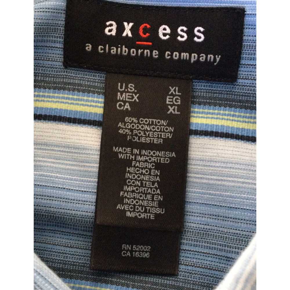 Vintage AXCESS - Claiborne Co. Mens Size XL Blue … - image 3