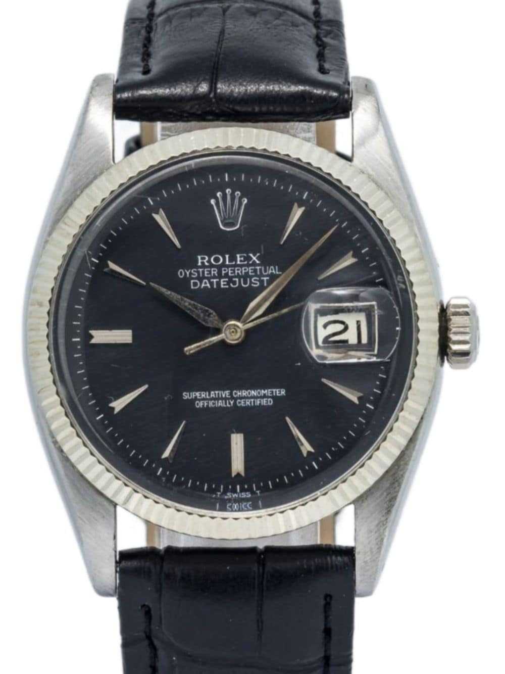 Rolex pre-owned Datejust 36mm - Black - image 2
