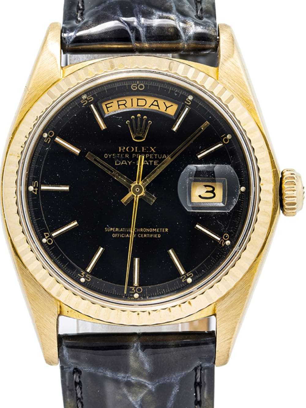 Rolex pre-owned Day-Date 36mm - Black - image 2