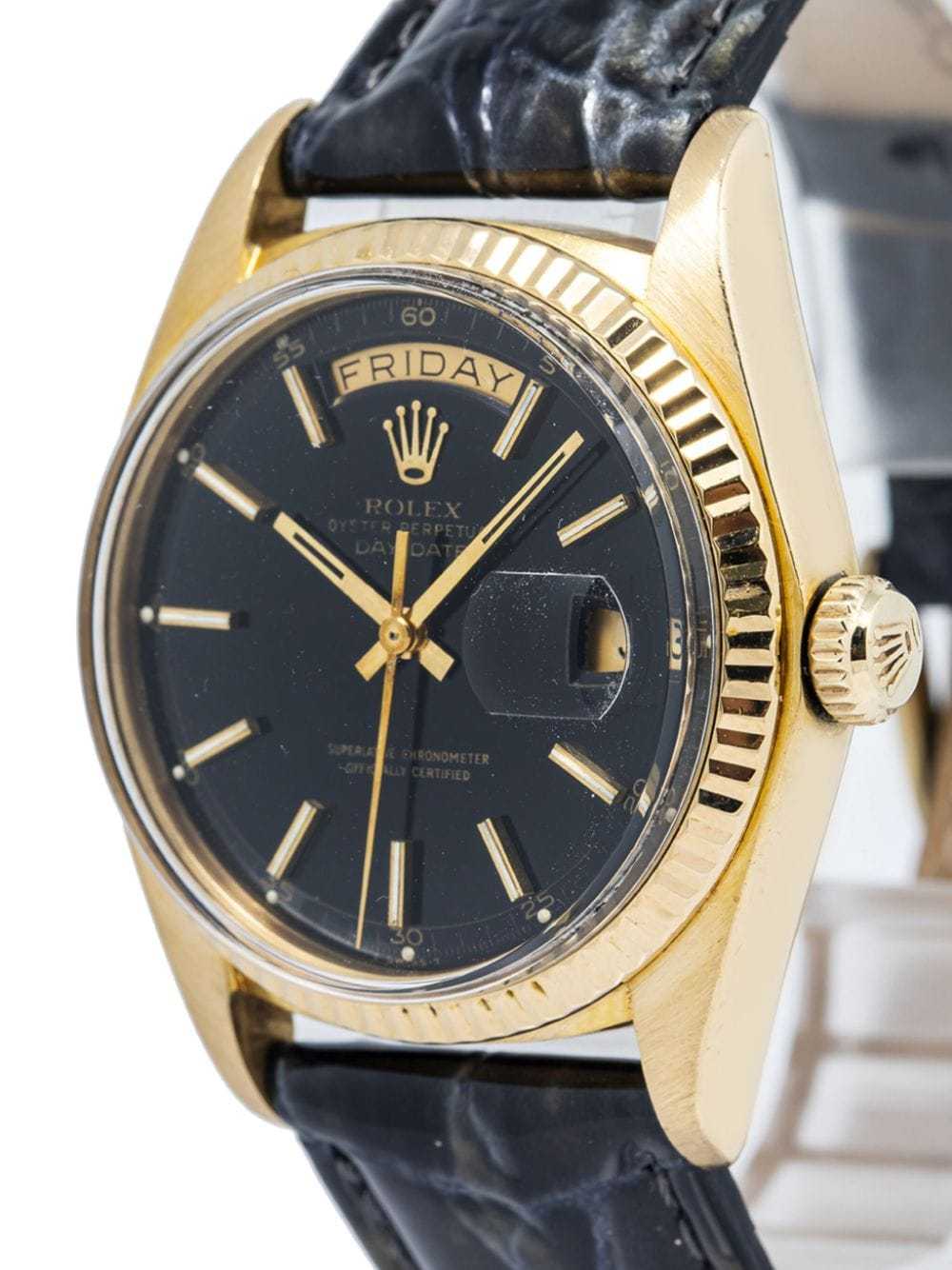 Rolex pre-owned Day-Date 36mm - Black - image 3
