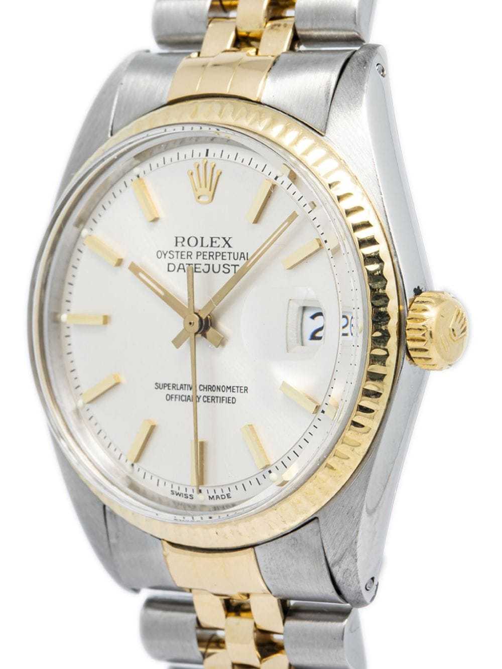 Rolex pre-owned Datejust 36mm - White - image 3