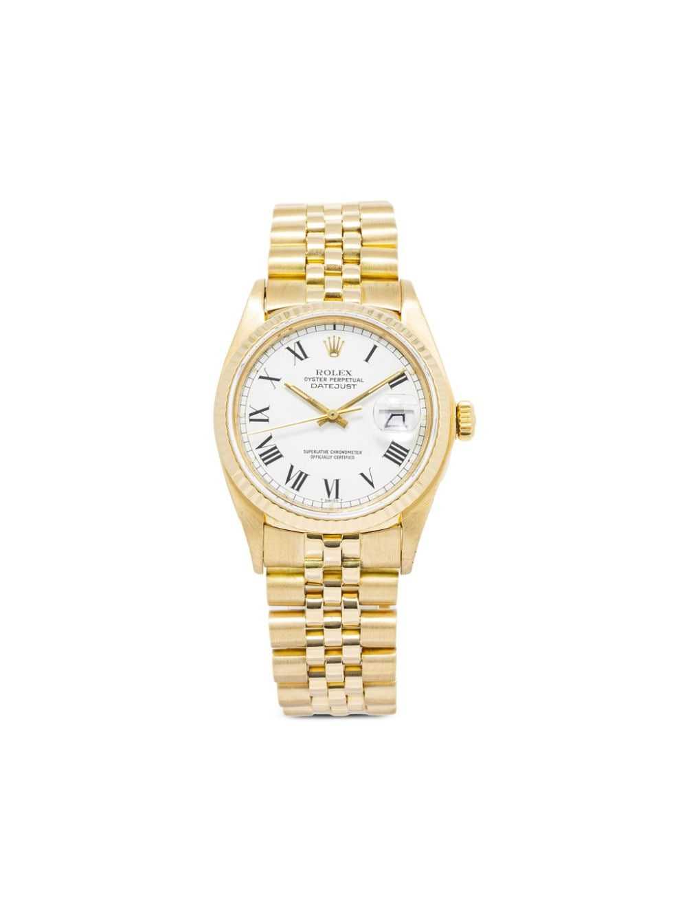 Rolex pre-owned Datejust 36mm - White - image 1