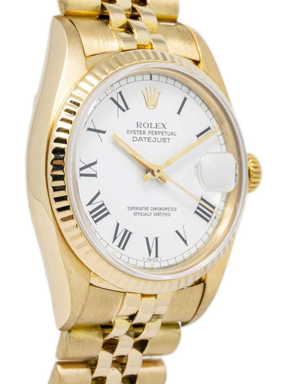 Rolex pre-owned Datejust 36mm - White - image 4