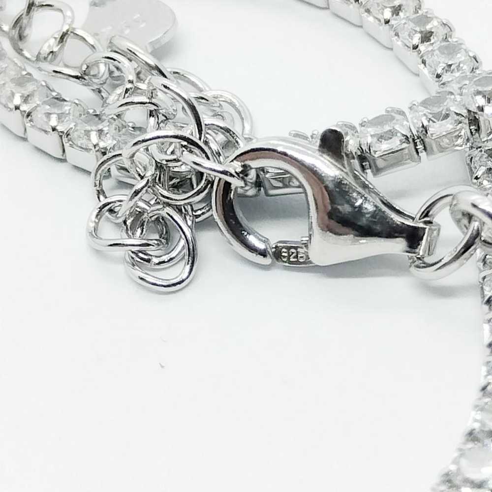 Non Signé / Unsigned Tennis silver necklace - image 4