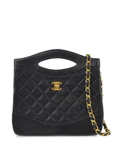 CHANEL Pre-Owned 1990 diamond-quilted two-way sho… - image 1
