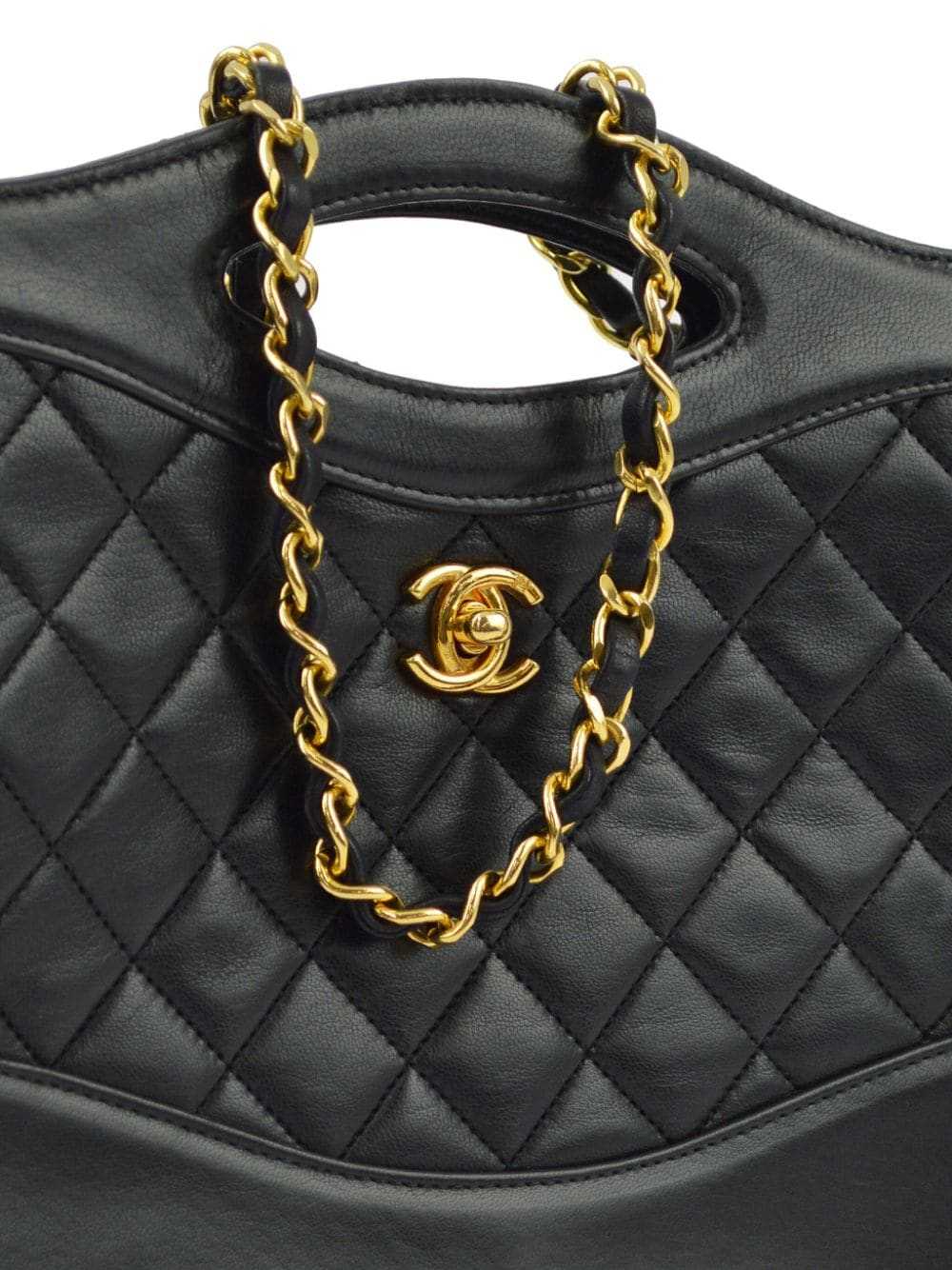 CHANEL Pre-Owned 1990 diamond-quilted two-way sho… - image 3