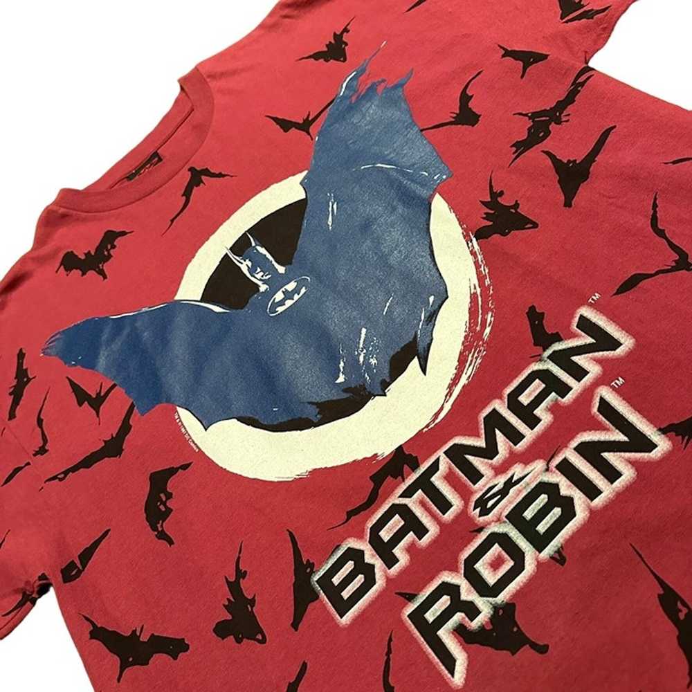 DC Comics Batman And Robin Movie Promo T-Shirt Me… - image 2