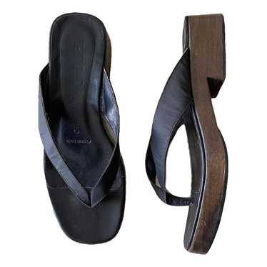 Prada Leather flip flops
