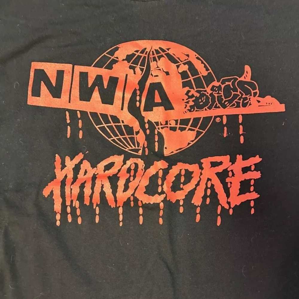 NWA Hardcore Wrestling Vintage T-Shirt WCW ECW Vi… - image 2