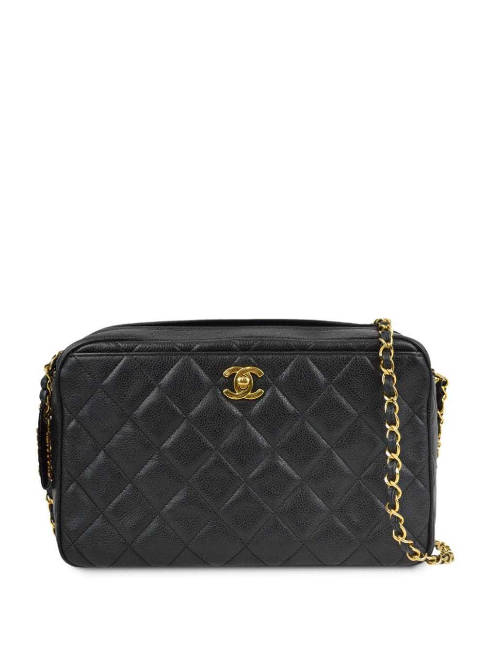 CHANEL Pre-Owned 1995 quilted shoulder bag - Black - image 1