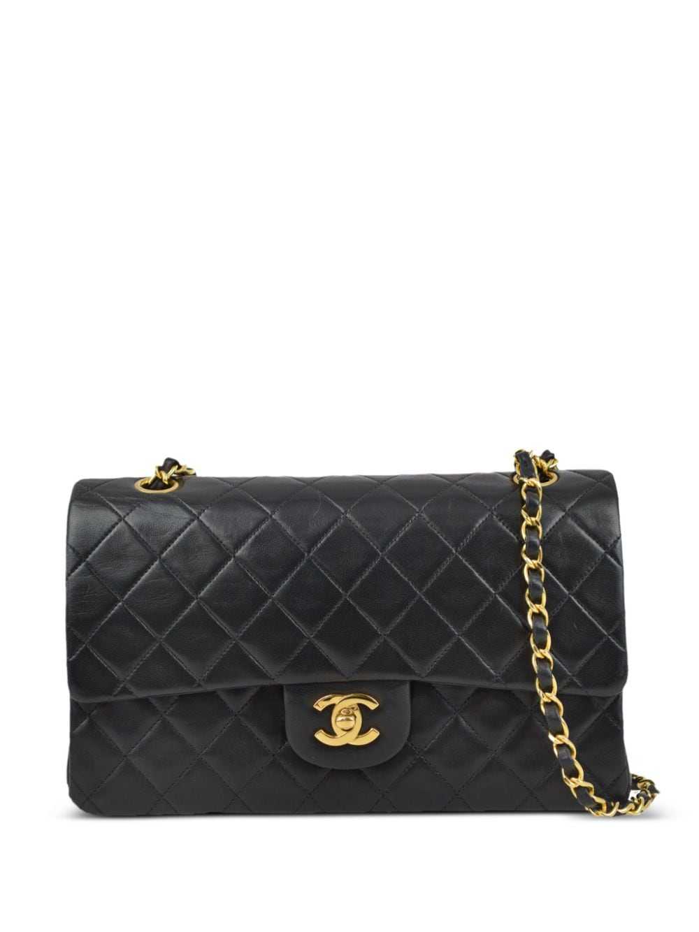 CHANEL Pre-Owned 1990 medium Double Flap shoulder… - image 1