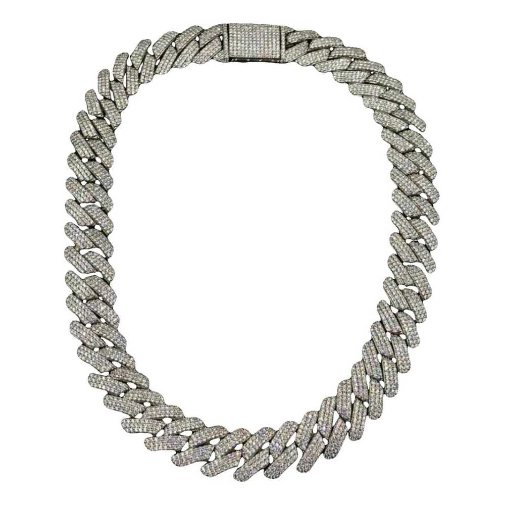Non Signé / Unsigned Silver necklace - image 1