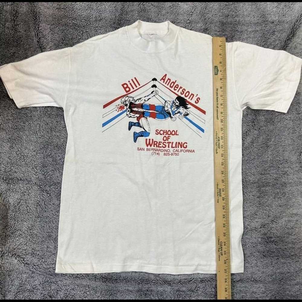 Bill Anderson Wrestling School T-Shirt 1991 Vinta… - image 2