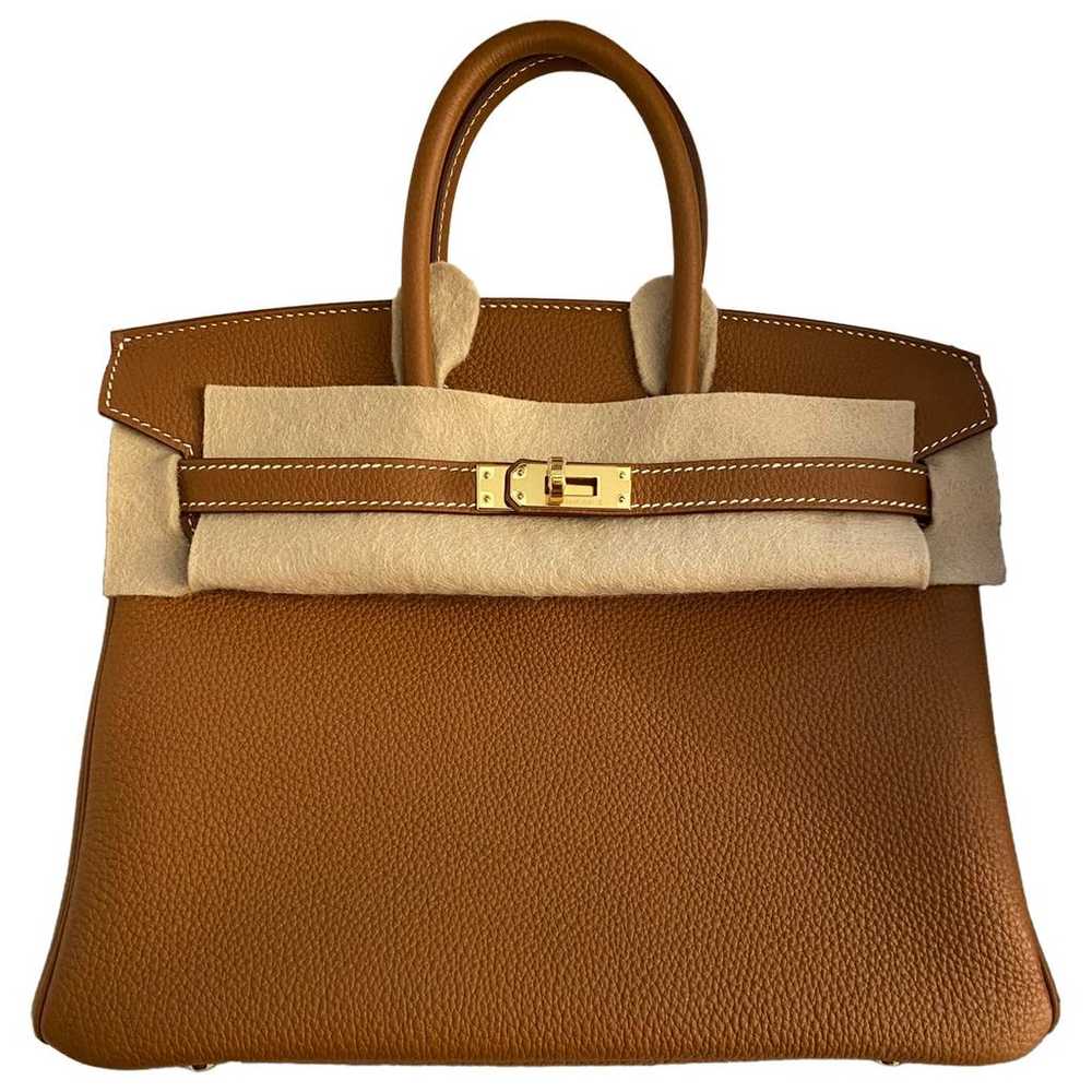 Hermès Birkin 25 leather handbag - image 1
