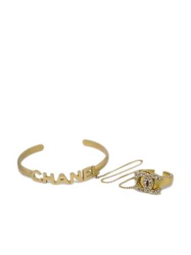 CHANEL Pre-Owned 2001 CC rhinestone-embellished c… - image 1