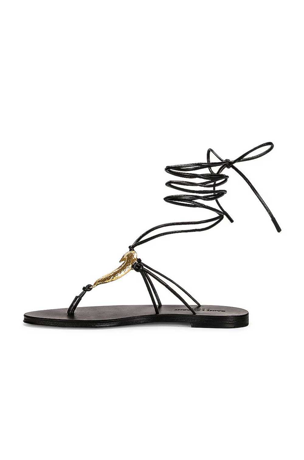 Saint Laurent Paris oc11z10524 Can Flat Sandals i… - image 5