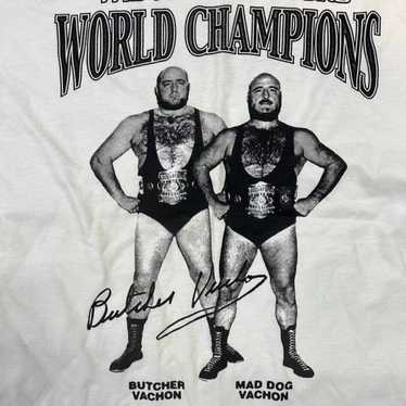 Butcher Vachon Original T-Shirt Wrestling AWA WWE… - image 1
