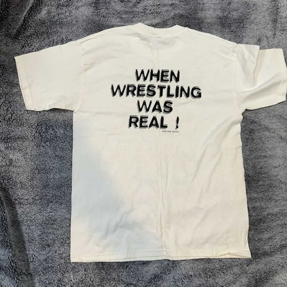Butcher Vachon Original T-Shirt Wrestling AWA WWE… - image 5