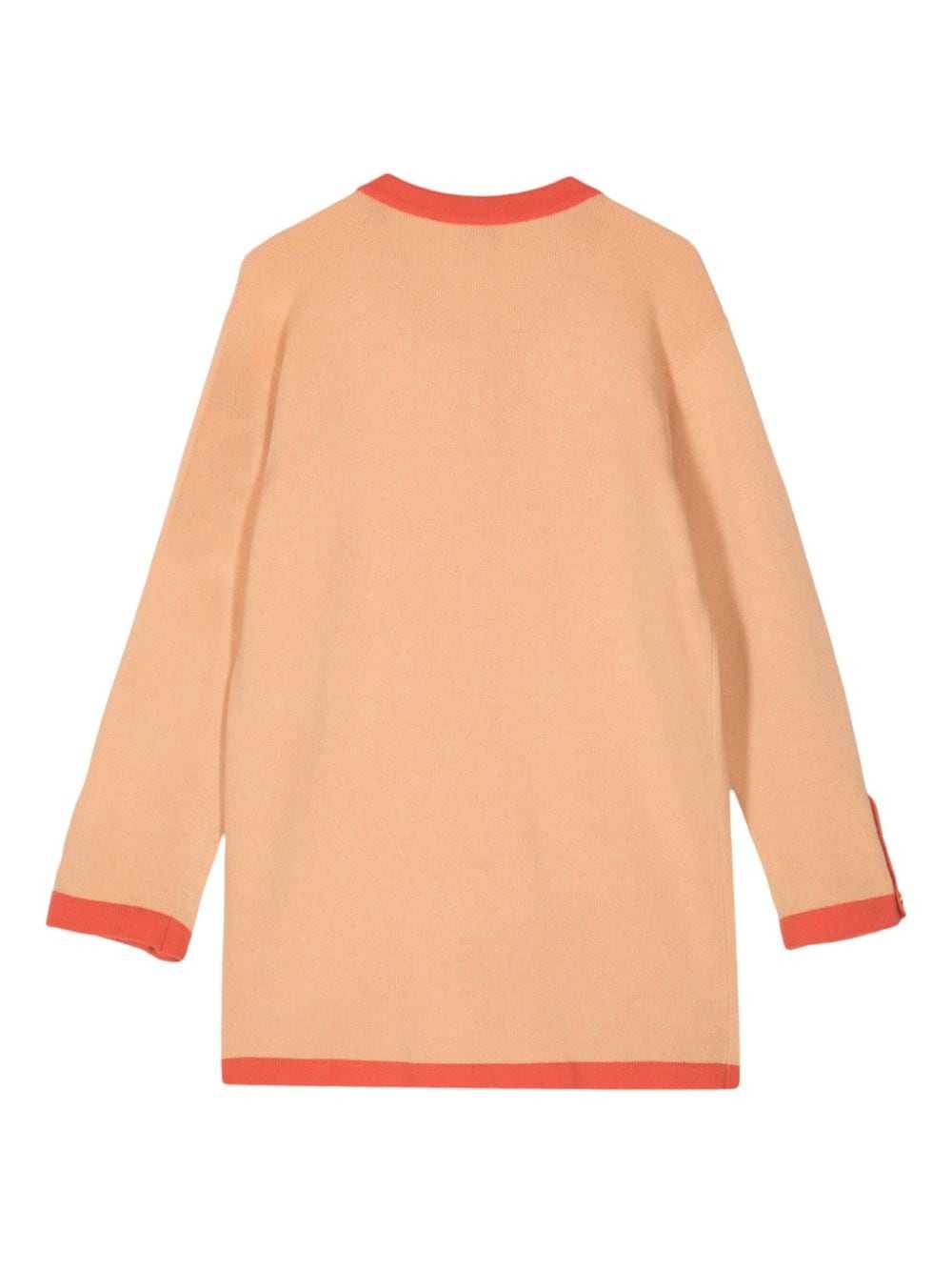CHANEL Pre-Owned 1990-2000s CC-buttons cashmere c… - image 2