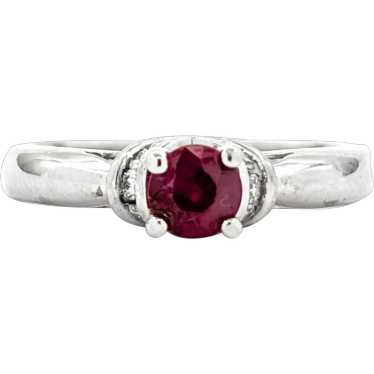 Classic Ruby & Diamond Ring