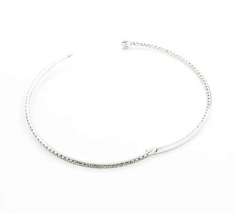 2.18ctw Diamond Hoop Earrings In White Gold - image 5