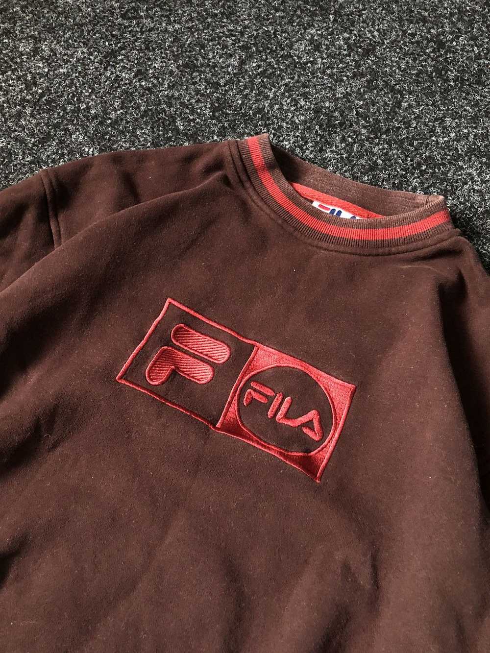 Fila × Streetwear × Vintage 90s🔥FILA BROWN BIG B… - image 3