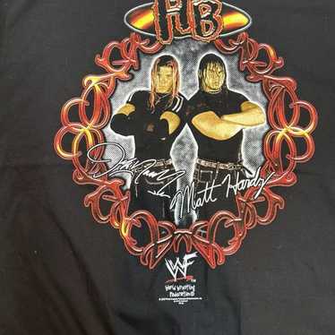 Vintage Original WWF Hardy Boys T-Shirt WWE AEW T… - image 1