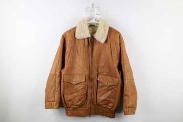 Streetwear × Vintage Vtg 90s Streetwear Shearling… - image 1