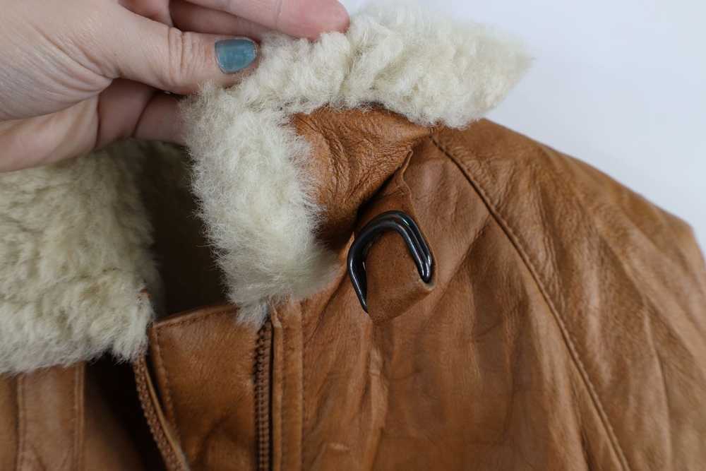 Streetwear × Vintage Vtg 90s Streetwear Shearling… - image 8