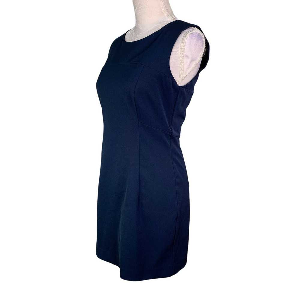 Other Milly Mini Seamed Shift Dress 6 Indigo Blue… - image 3