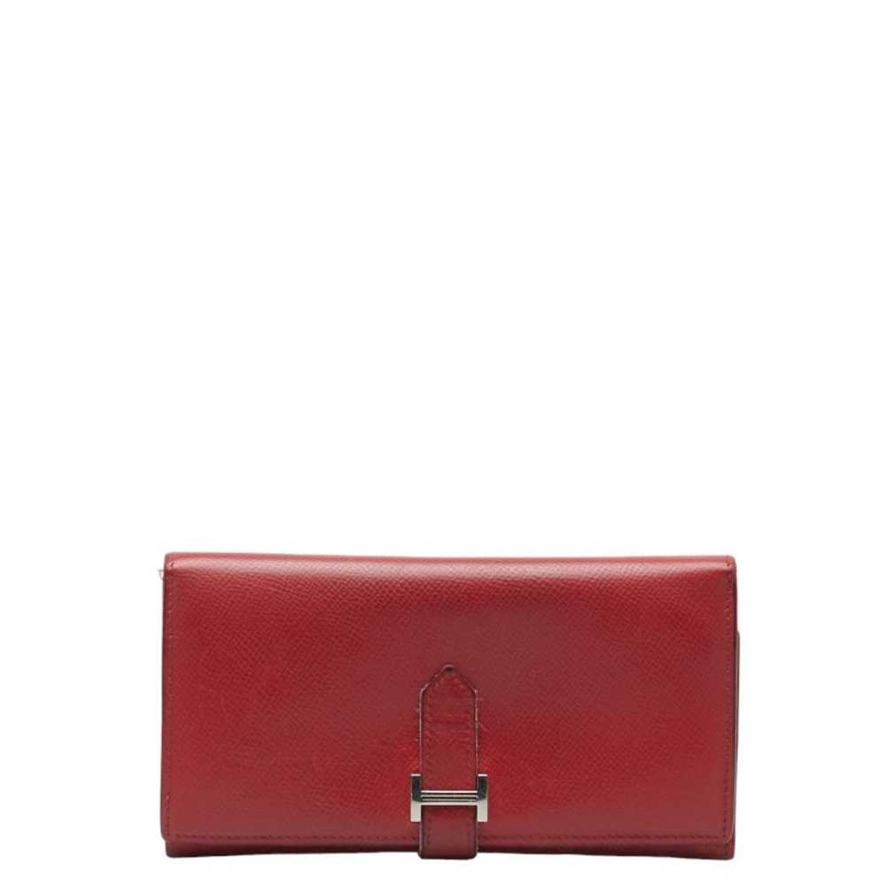 Hermes Hermes Bearn Soufflet Long Wallet Tri-fold… - image 1