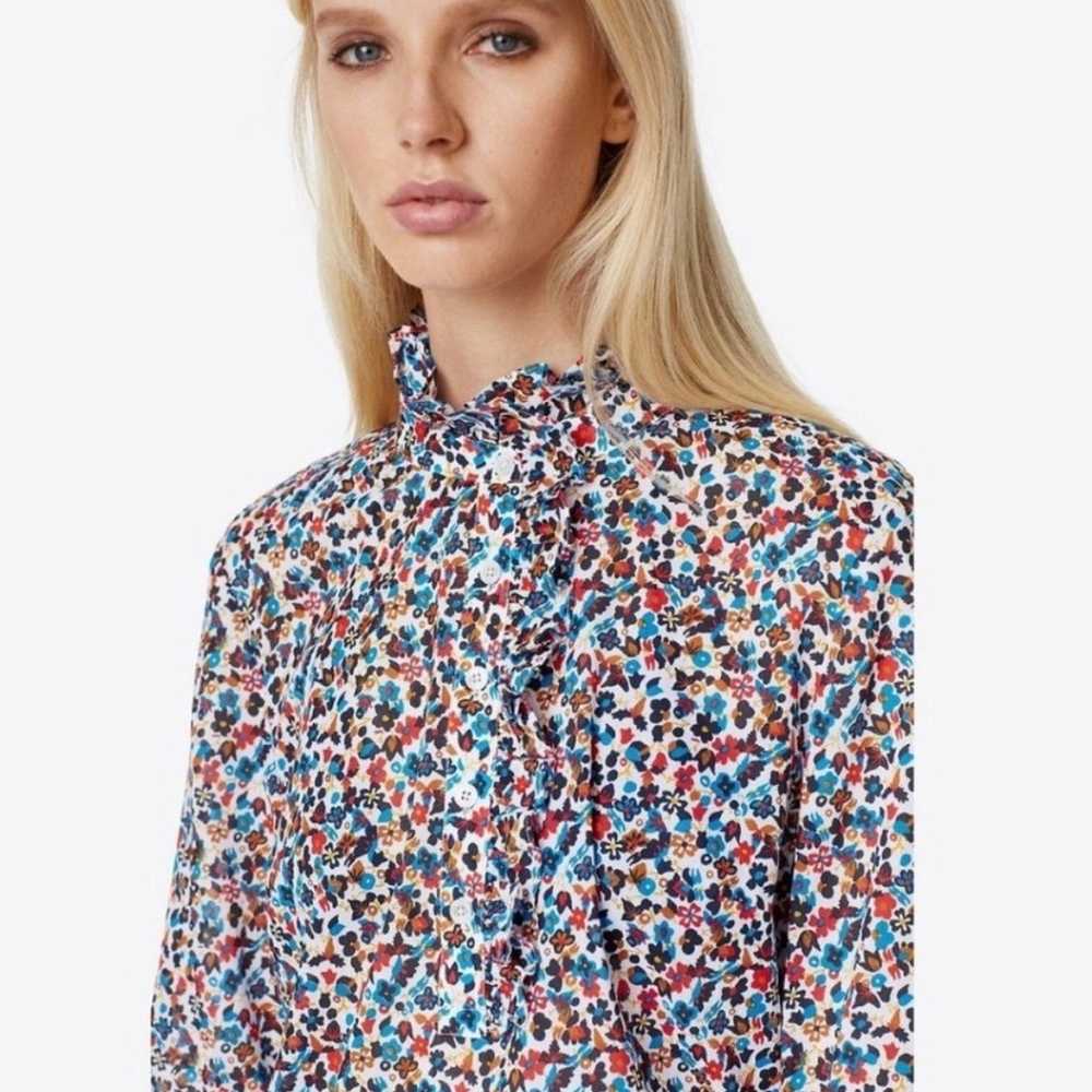 Tory Burch Wildflower Deneuve Tunic Top size Medi… - image 2