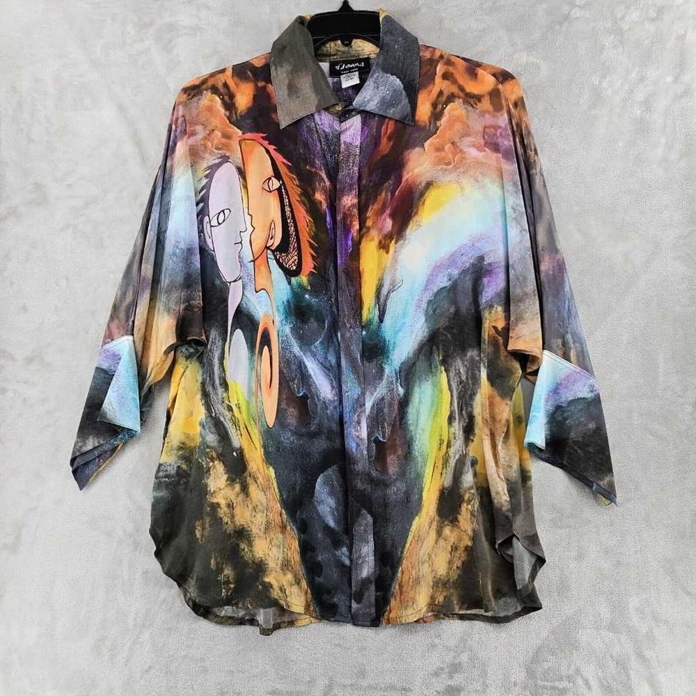 Dilemma New York Blouse Women’s Large Picasso Ins… - image 1
