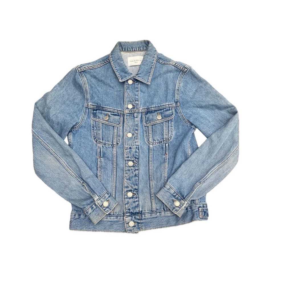 Sandro Lightwash Blue denim jacket - image 3