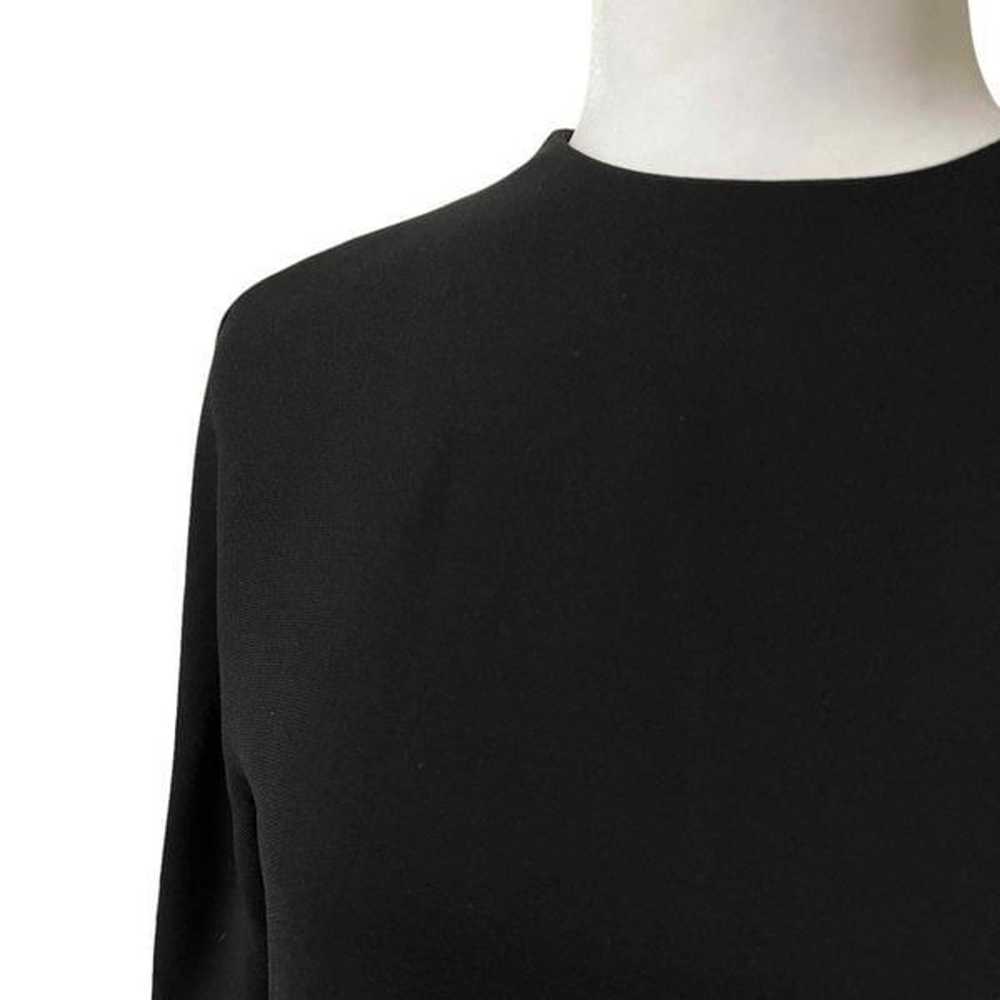 COS** Small Black Tunic Blouse 3/4 sleeve hi low … - image 2