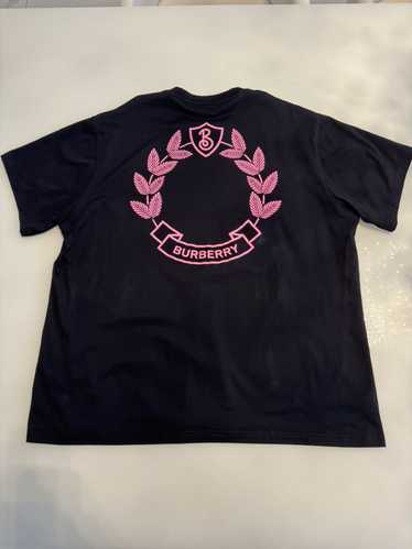 Burberry Burberry Logo T Shirt Black Pink Size XL - image 1