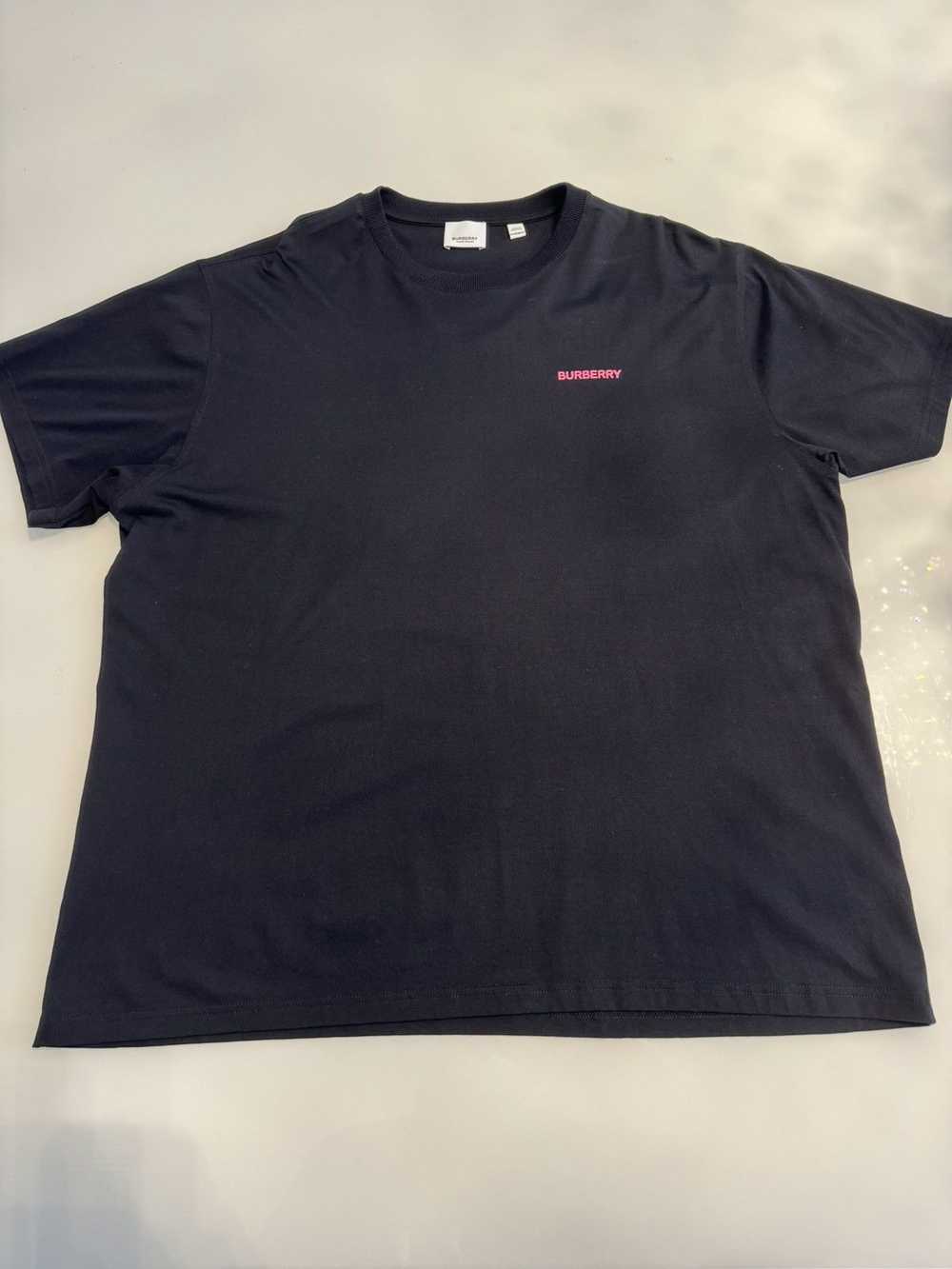 Burberry Burberry Logo T Shirt Black Pink Size XL - image 2