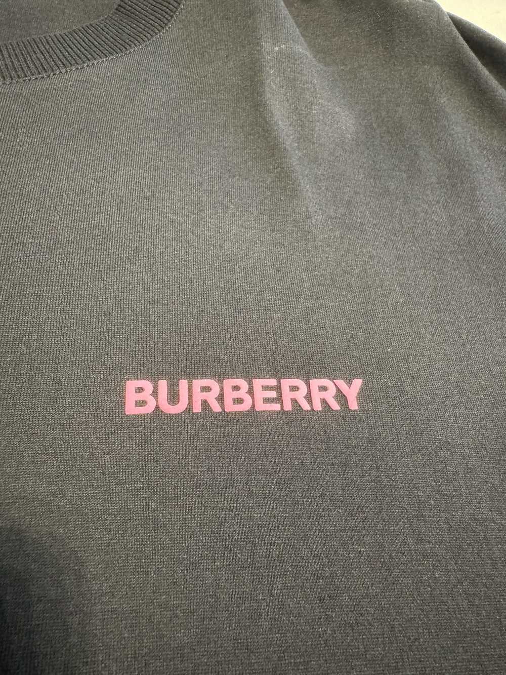 Burberry Burberry Logo T Shirt Black Pink Size XL - image 3